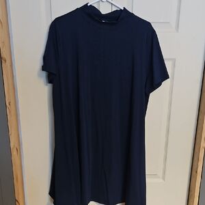 Navy Blue T-Shirt Dress Xxl